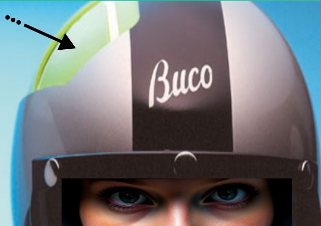 Helmet face