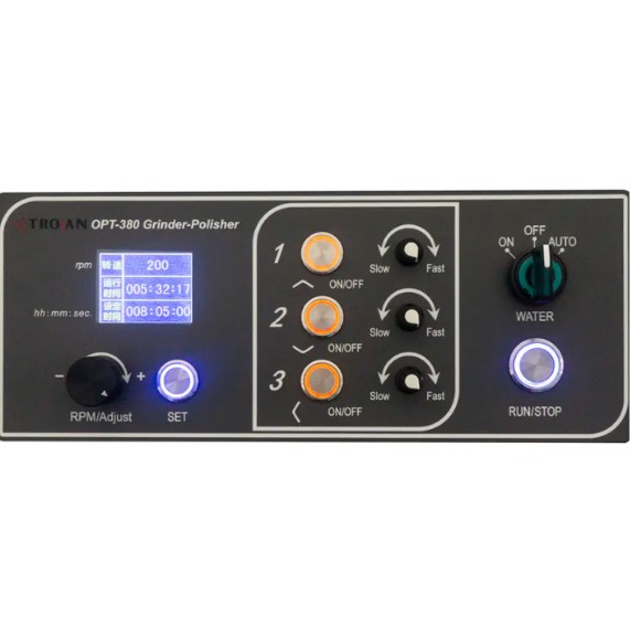 OPT 380 control panel